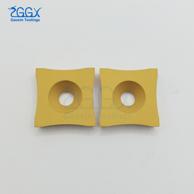 CVD Coating Lathe Cutting Cemented Carbide Inserts Golden Gray