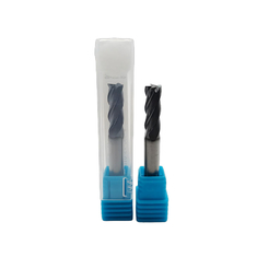 Solid Carbide 4 Flute Flat End Mill Cutter For Aluminum