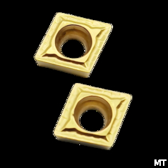Tungsten Carbide CVD Coated Inserts CCMT060204 For Lathe Turning Tool