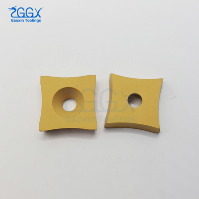 CVD Coating Lathe Cutting Cemented Carbide Inserts Golden Gray