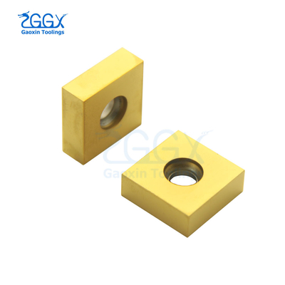 10pcs Yellow Carbide Cutter Inserts PVD Coating Metal Cutting Inserts