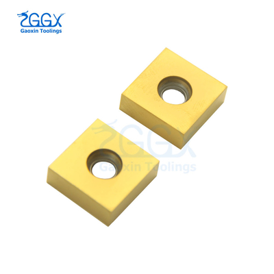 10pcs Yellow Carbide Cutter Inserts PVD Coating Metal Cutting Inserts