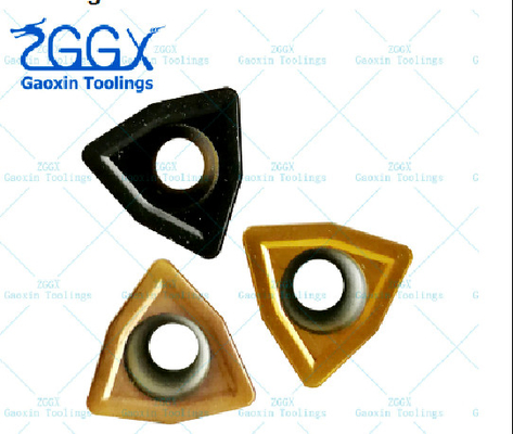WCMX Golden CNC Tungsten Carbide Lathe Inserts WCMX040208 CVD PVD Coating