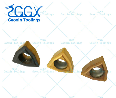 WCMX Golden CNC Tungsten Carbide Lathe Inserts WCMX040208 CVD PVD Coating