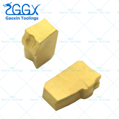 CVD Coating Parting And Grooving Inserts Golden For CNC Machine Cutting Off