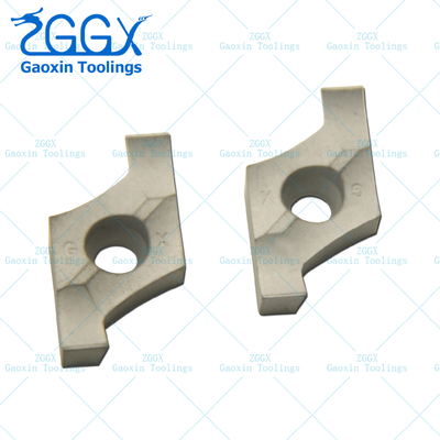 Uncoated Tungsten Parting Grooving Inserts CNC Turning Tools for Steel/Stainless Steel/Cast Iron