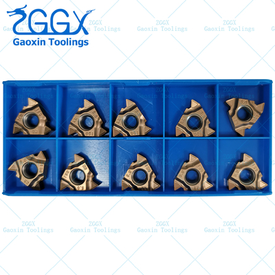 CNC Cemented Carbide Thread Turning Inserts PVD CVD Coating