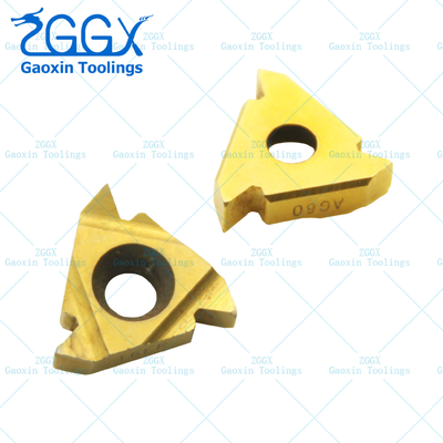 CNC Turning Cemented Carbide Threading Inserts PVD Coating GT4Y1W3