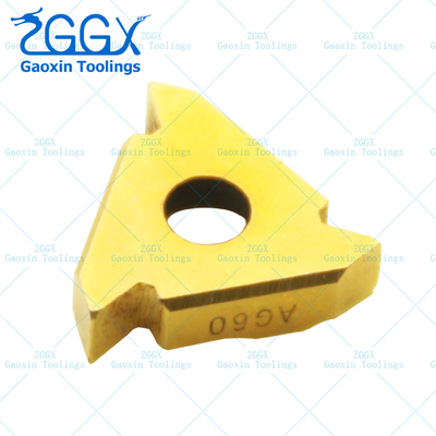 CNC Turning Cemented Carbide Threading Inserts PVD Coating GT4Y1W3