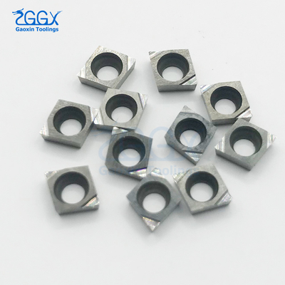 Silver Aluminum Turning Inserts Carbide Indexable Cutting Inserts CCGT CCGT040102