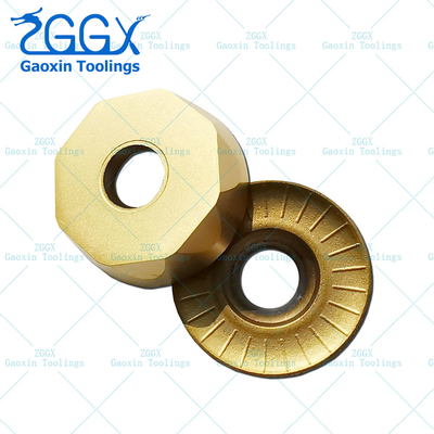 Yellow Round Carbide Inserts Milling Cutting Insert RCGT10T3MO-LH