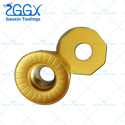 Yellow Round Carbide Inserts Milling Cutting Insert RCGT10T3MO-LH