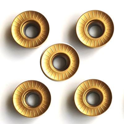 Yellow Round Carbide Inserts Milling Cutting Insert RCGT10T3MO-LH