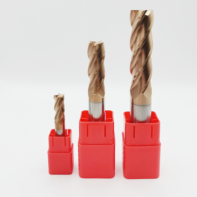 Carbide 4 Flute Square Solid End Mill CNC Milling Cutter For Metal 10mm