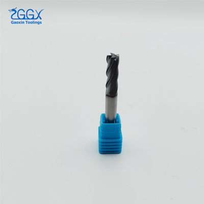 Solid Carbide 4 Flute Flat End Mill Cutter For Aluminum