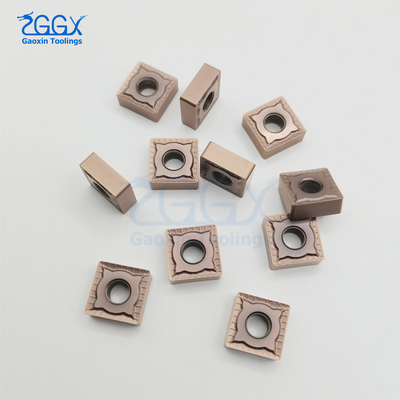 Bronze PVD Coated Carbide Turning Inserts Negative SNMG 120408-GM