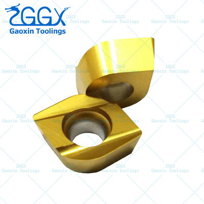 Golden CNC Carbide Cutting PVD Coated Inserts For Lathe GPMW120560-R