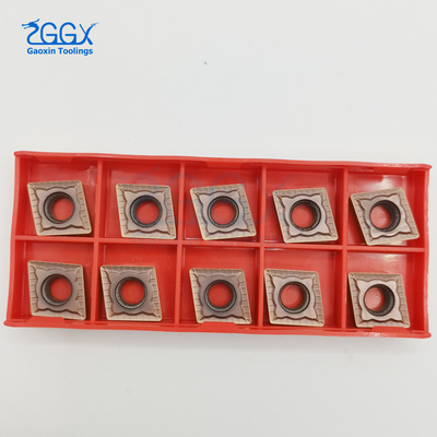 CCMT120408 Cemented Carbide CCMT432 PVD Coated Inserts For CNC Turning Cutting Tool