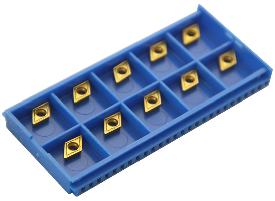 DCMT32.51 CNC Internal Turning CVD Coated Inserts For Metal DCMT11T304GM