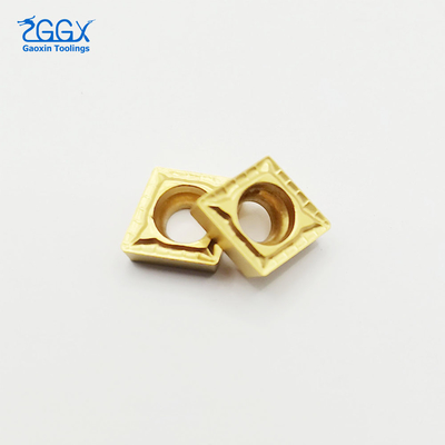 Tungsten Carbide CVD Coated Inserts CCMT060204 For Lathe Turning Tool