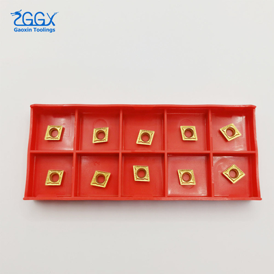 Tungsten Carbide CVD Coated Inserts CCMT060204 For Lathe Turning Tool