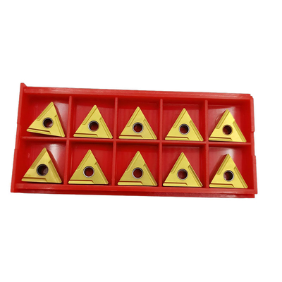 Gray Carbide Inserts P20 Steel Processing with PVD Coating 10 Pieces