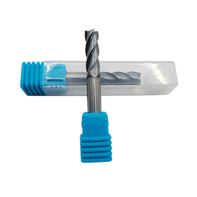 Solid Carbide 4 Flute Flat End Mill Cutter For Aluminum