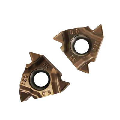 CNC Cemented Carbide Thread Turning Inserts PVD CVD Coating