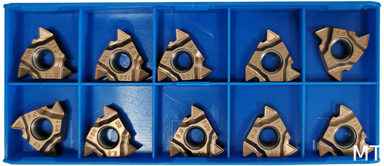 CNC Cemented Carbide Thread Turning Inserts PVD CVD Coating