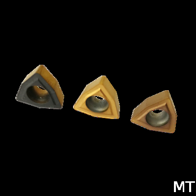 WCMX Golden CNC Tungsten Carbide Lathe Inserts WCMX040208 CVD PVD Coating Available