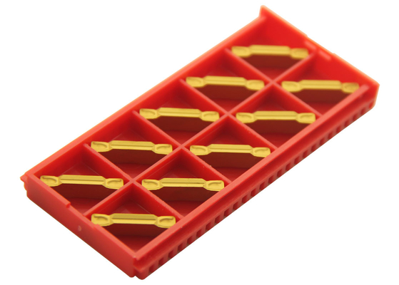 Parting And Grooving Carbide Cutoff Inserts CVD Coated GQD204