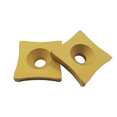 CVD Coating Lathe Cutting Cemented Carbide Inserts Golden Gray