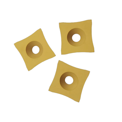 CVD Coating Lathe Cutting Cemented Carbide Inserts Golden Gray