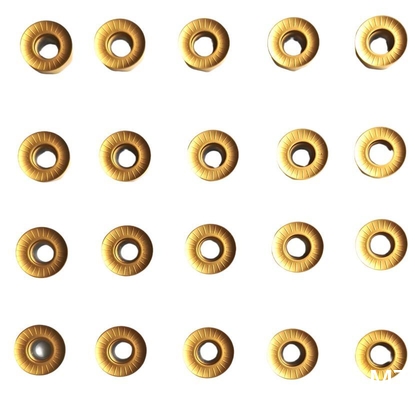 Yellow Round Carbide Inserts Milling Cutting Insert RCGT10T3MO-LH