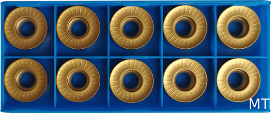 Yellow Round Carbide Inserts Milling Cutting Insert RCGT10T3MO-LH